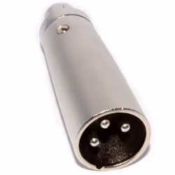kenable 000792 cable gender changer RCA XLR Metallic