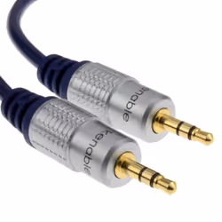 kenable 000800, 3.5mm, Male, 3.5mm, Male, 10 m, Blue