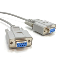 kenable 000818 serial cable Beige 10 m DB9