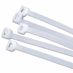 kenable Natural Cable Ties 100mm x 2.5mm Nylon 66 UL Approved [1000 Pack]