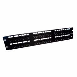 kenable Cat6 Cat 6 RJ45 Patch Panel Rack Mountable 2U 48 Port