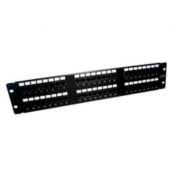 kenable Cat6 Cat 6 RJ45 Patch Panel Rack Mountable 2U 48 Port