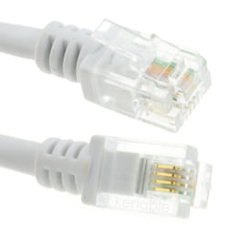 kenable 001090 telephone cable 15 m White