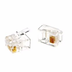 kenable 001254 wire connector RJ11 Transparent