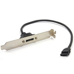 kenable 001360 SATA cable 0.25 m eSATA Black