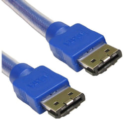 kenable 001372 SATA cable 1.5 m eSATA Blue