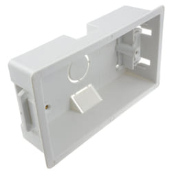 kenable Dry Lining Back Box Pattress Box 2 Gang 35mm