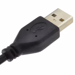 kenable 001662 USB cable USB 2.0 5 m USB A USB B Black