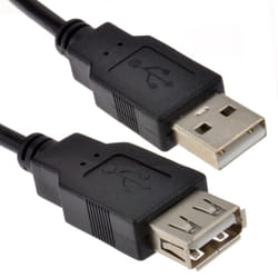 kenable 001668 USB cable USB 2.0 0.5 m USB A Black
