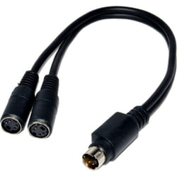 kenable 001700 S-video cable S-Video (4-pin) 2 x S-Video (4-pin) Black