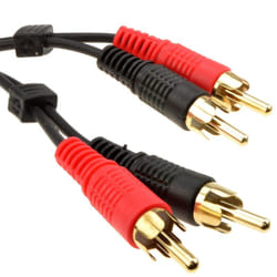 kenable 001713 audio cable 5 m 2 x RCA Black