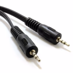 kenable 001777, 2.5mm, Male, 2.5mm, Male, 2 m, Black