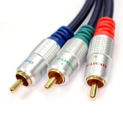 kenable 001783 component (YPbPr) video cable 1 m 3 x RCA Navy
