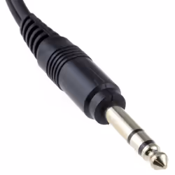 kenable 001850 audio cable 1.5 m 6.35mm 2 x 6.35mm Black