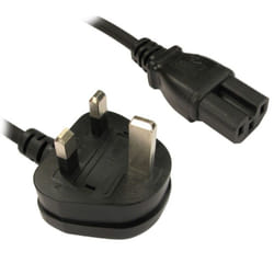 kenable 001861 power cable Black 2 m Power plug type G C15 coupler