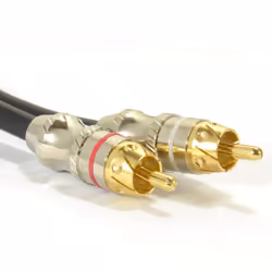 kenable 001865 audio cable 0.25 m XLR 2 x RCA Black