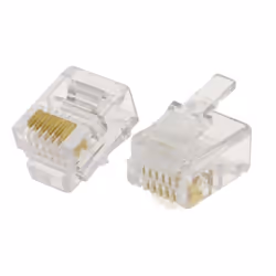 kenable 001937, RJ12, Transparent, Male, Straight, RoHS, 10 g