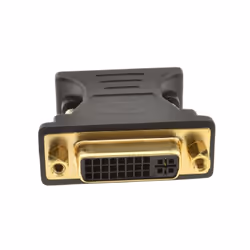 kenable 001974, VGA, DVI-I, Black