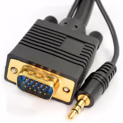 kenable 001978 VGA cable 2 m VGA (D-Sub) Black