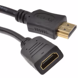 kenable 002007, 2 m, HDMI Type A (Standard), HDMI Type A (Standard), Black