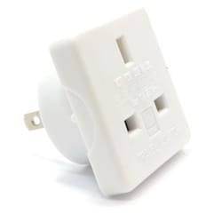 kenable 002030 power plug adapter Type A Type G (UK) White