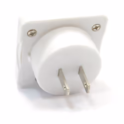 kenable 002030 power plug adapter Type A Type G (UK) White