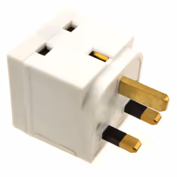kenable 2 Way Block Socket Adapter Power Splitter for UK 13A Mains Plugs