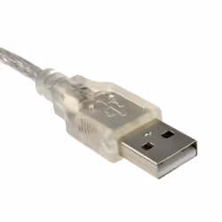 kenable 002054 USB cable USB 2.0 3 m USB A Transparent