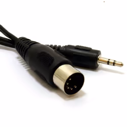 kenable 002217 audio cable 1.5 m DIN (5-pin) 3.5mm Black