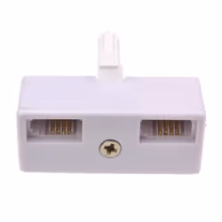 kenable 002425 telephone splitter BS 6312 M 2x BS 6312 F White