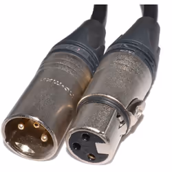 SoundLAB XLR Male To Female Microphone Extension Cable Lead 6m