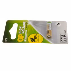 GP High Voltage Battery 27A MN27 12V   1 Pack