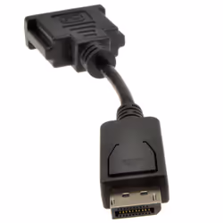 kenable DisplayPort Male Plug to DVI D Female Socket Adapter Cable 15cm