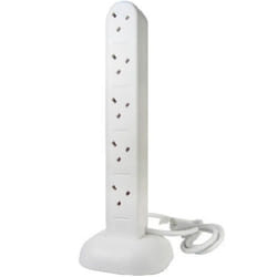 kenable 002589 power extension 2 m 10 AC outlet(s) White