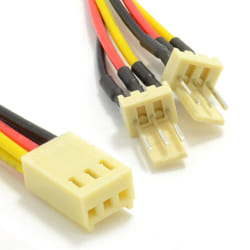 kenable 3 Pin Motherboard Fan Splitter Adapter Cable Lead 15cm