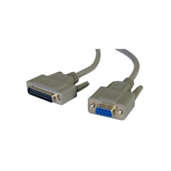 kenable 002670 serial cable Grey 3 m DB25 DB9
