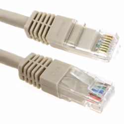kenable Ethernet Network Cable Cat6 GIGABIT RJ45 COPPER Internet Patch Lead Grey 1m