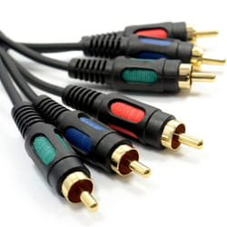 kenable 002806 component (YPbPr) video cable 0.5 m 3 x RCA Black