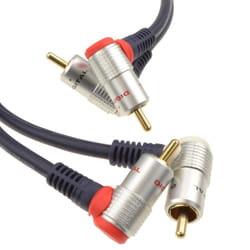 kenable 002898 audio cable 1.5 m 2 x RCA Black, Silver