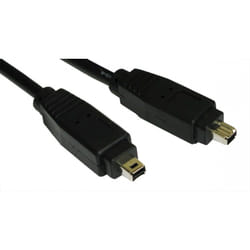 kenable 002935 FireWire cable 1 m 4-p Black