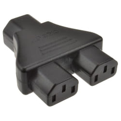 kenable 002976 power extension 2 AC outlet(s) Black