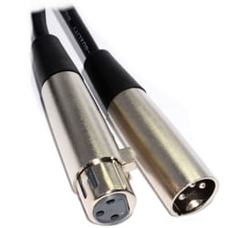 kenable 003079 audio cable 20 m XLR (3-pin) Black