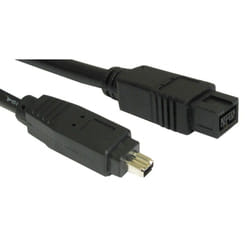 kenable 003094 FireWire cable 2 m 9-p 4-p Black