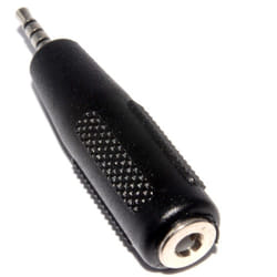 kenable 003095 cable gender changer 2.5 mm 3.5 mm Black