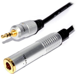 kenable 003102 audio cable 0.3 m 3.5mm 6.35mm Blue