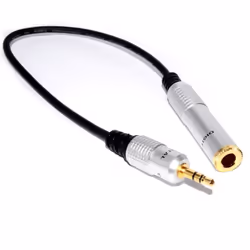 kenable 003102 audio cable 0.3 m 3.5mm 6.35mm Blue