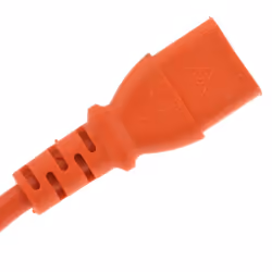kenable 003179 power cable Orange 0.5 m C14 coupler C13 coupler