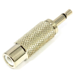 kenable 003192 cable gender changer 3.5 mm RCA Nickel