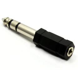 kenable 003219 cable gender changer 6.35mm 3.5mm Black