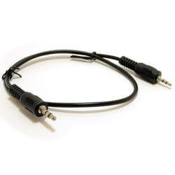 kenable 003225 audio cable 0.5 m 2.5mm 3.5mm Black